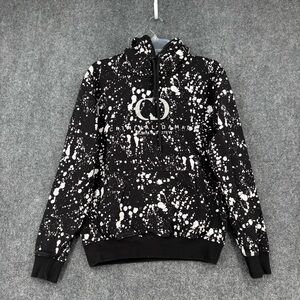 Criminal Damage London Black Paint Splatter Hoodie Men’s XS Streetwear Artisic